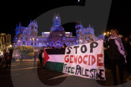Protest In Madrid In Solidarity With Palestine And Against Israeli Occupation