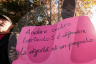 Demonstration In Solidarity With The Palestinian People In Italy