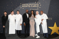 NO TABLOIDS - Prince Albert II with Chefs of SBM Group - Monaco
