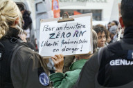 Protests against Jordan Bardella s visit in Moissac - France