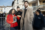 Jordan Bardella Book Signing in Moissac - France