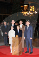 NO TABLOIDS - Royals at Christmas Lights Inauguration - Monaco