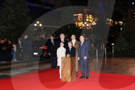 NO TABLOIDS - Royals at Christmas Lights Inauguration - Monaco