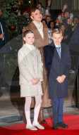 NO TABLOIDS - Royals at Christmas Lights Inauguration - Monaco