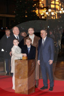 NO TABLOIDS - Royals at Christmas Lights Inauguration - Monaco