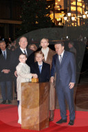 NO TABLOIDS - Royals at Christmas Lights Inauguration - Monaco