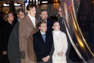 NO TABLOIDS - Royals at Christmas Lights Inauguration - Monaco