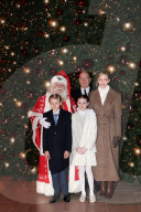 NO TABLOIDS - Royals at Christmas Lights Inauguration - Monaco