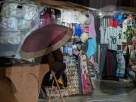 Daily Life In Venice At Night