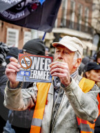 Protest Against Mass Immigration in Netherlands - The Hague