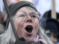 Rally Against Quebec Government Policies - Montreal