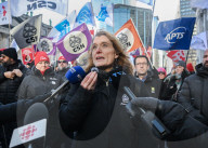 Rally Against Quebec Government Policies - Montreal