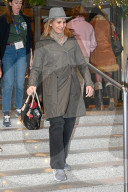 Infanta Elena leaves the AladinaXmas Weekend - Madrid