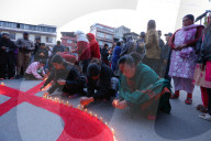 Candle Light Vigil Eve Of AIDS Day In Nepal