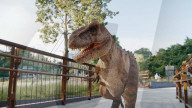 Robot AI dinosaur for theme parks