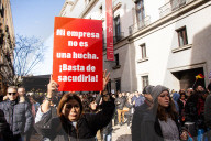 Thousands Of Self-Employed Protest In Madrid Against Tax Pressure And Lack Of Social Protection