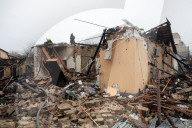 Aftermath of Night Strike in Boiarka - Kyiv Region