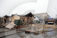 Aftermath of Night Strike in Boiarka - Kyiv Region