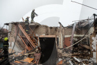 Aftermath of Night Strike in Boiarka - Kyiv Region