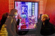 lluminations of the Galeries Lafayettes - Paris