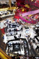 lluminations of the Galeries Lafayettes - Paris