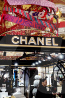 lluminations of the Galeries Lafayettes - Paris