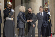 Macron And Zelensky After Meeting - Paris