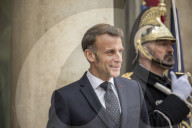 Macron And Zelensky After Meeting - Paris