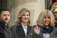 Macron And Zelensky After Meeting - Paris