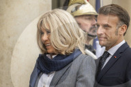 Macron And Zelensky After Meeting - Paris