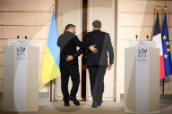 Macron and Zelensky Press Conference - Paris