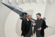 Zelensky Visits Dassault Aviation With Dassault CEO - Cergy-Pontoise