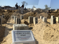 Unidentified War Victims Buried In Gaza