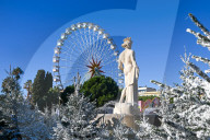 Illustration - South of France During Christmas Season