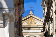 Illustration - South of France During Christmas Season