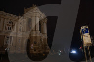 Part of Odesa Plunges Into Darkness - Ukraine