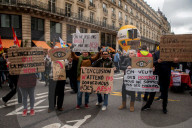 Protests Against New Austerity Measures in France - Paris
