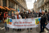 Protests Against New Austerity Measures in France - Paris