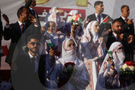 Mass Wedding in Gaza Marking Emirates' National Day 