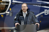 Indienststellung der Drohnenabwehreinheit der Bundespolizei in Ahrensfelde