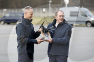 Indienststellung der Drohnenabwehreinheit der Bundespolizei in Ahrensfelde