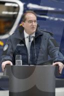 Indienststellung der Drohnenabwehreinheit der Bundespolizei in Ahrensfelde