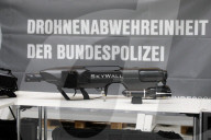 Indienststellung der Drohnenabwehreinheit der Bundespolizei in Ahrensfelde