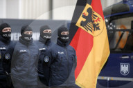 Indienststellung der Drohnenabwehreinheit der Bundespolizei in Ahrensfelde