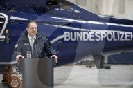 Indienststellung der Drohnenabwehreinheit der Bundespolizei in Ahrensfelde