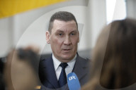 Bundesinnenminister ALEXANDER DOBRINDT bei der Indienststellung der Drohnenabwehreinheit in Ahrensfelde