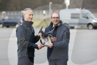 Bundesinnenminister ALEXANDER DOBRINDT bei der Indienststellung der Drohnenabwehreinheit in Ahrensfelde