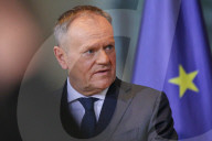 Pressekonferenz bei Empfang des polnischen Ministerpraesidenten