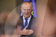 Pressekonferenz bei Empfang des polnischen Ministerpraesidenten