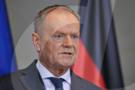 Pressekonferenz bei Empfang des polnischen Ministerpraesidenten